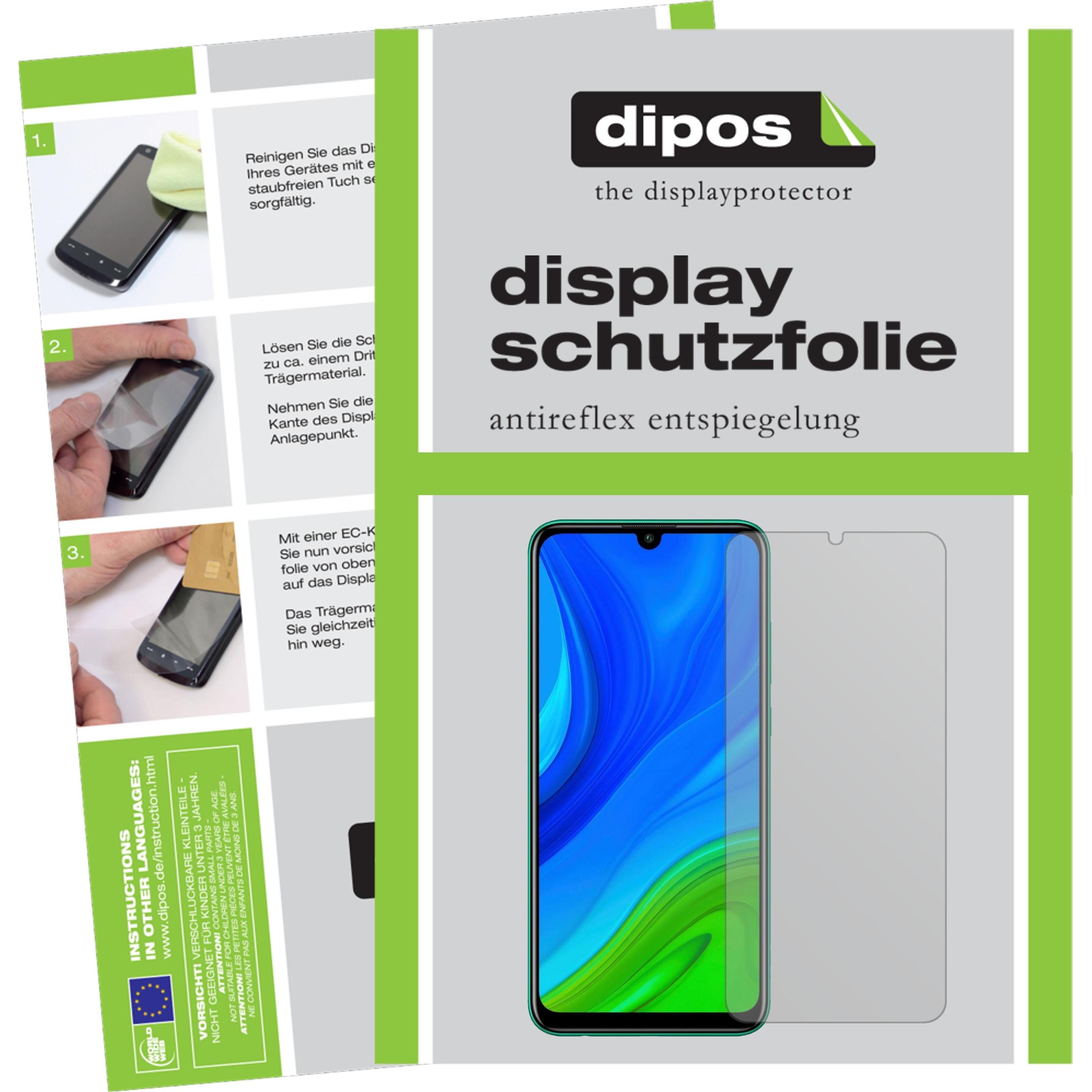 Dipos Displayschutzfolie Antireflex (1 Stück, Huawei P Smart (2020)), Smartphone Schutzfolie, Transparent
