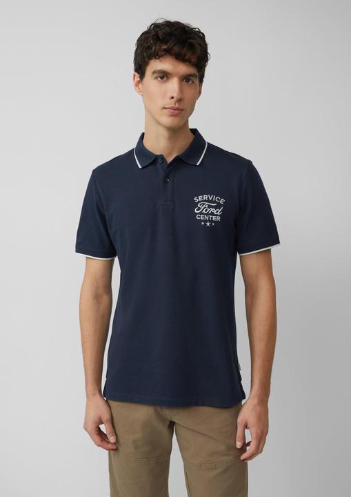Produktbild S.Oliver Polo-Shirt Poloshirt aus Piqué mit Stickerei und Ford®-Artwork (L)