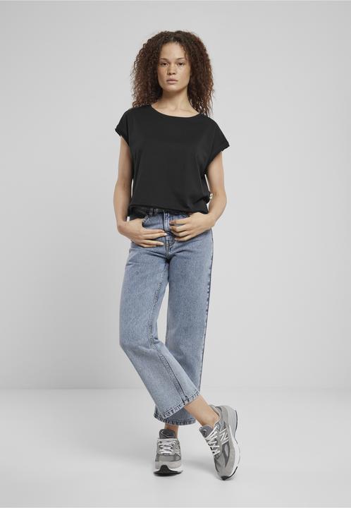 Produktbild Urban Classics Ladies Organic Open Edge Tee - 126809 (5XL)