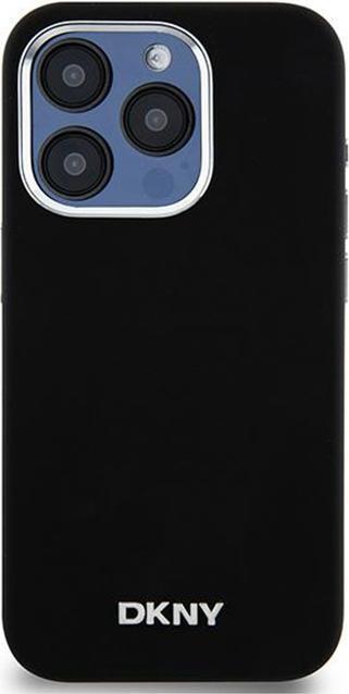 Produktbild DKNY DKHMP14LSMCHLK iPhone 14 Pro 6.1" czarny/black hardcase Liquid Silicone Small Metal Logo MagSaf (Apple iPhone 14 Pro)