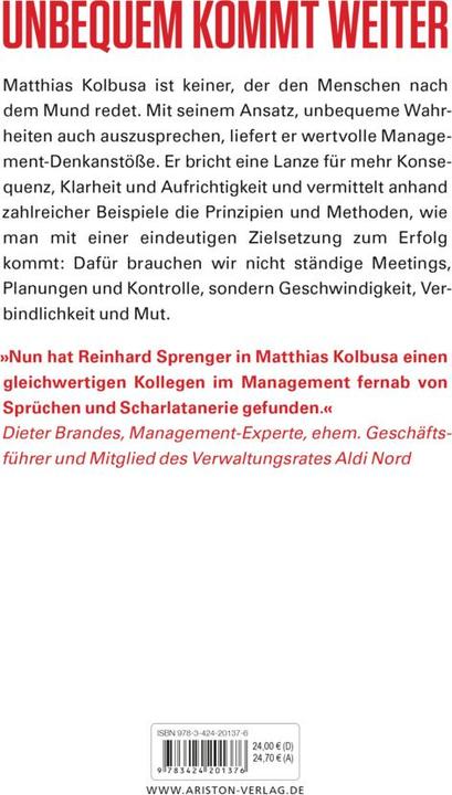 Produktbild Ariston Konsequenz! (Deutsch, Matthias Kolbusa, 2017)