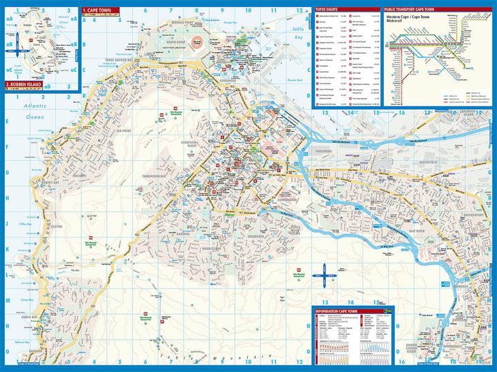 Produktbild Kapstadt / Cape Town 1 : 15 000 (Deutsch, 2012)