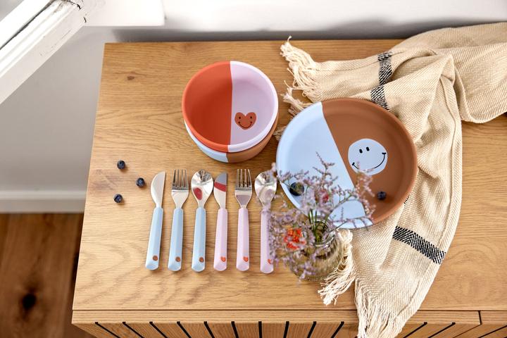 Produktbild Lässig Kinder Schale Silikon - Happy Rascals, Herz