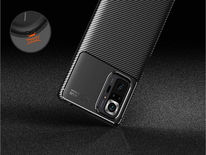 Produktbild Screenguard Xiaomi Redmi Note 10 Pro Hülle Carbon Design TPU Case (Xiaomi Redmi Note 10 Pro)