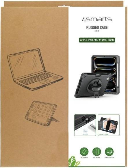Produktbild 4smarts Rugged Case Grip für Apple iPad Pro 11" (M4, 2024) (Apple iPad Pro 11 2024)