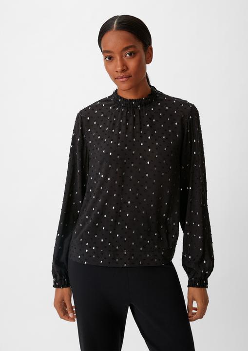 Produktbild Comma Bluse Bluse mit Dobbystruktur (36)