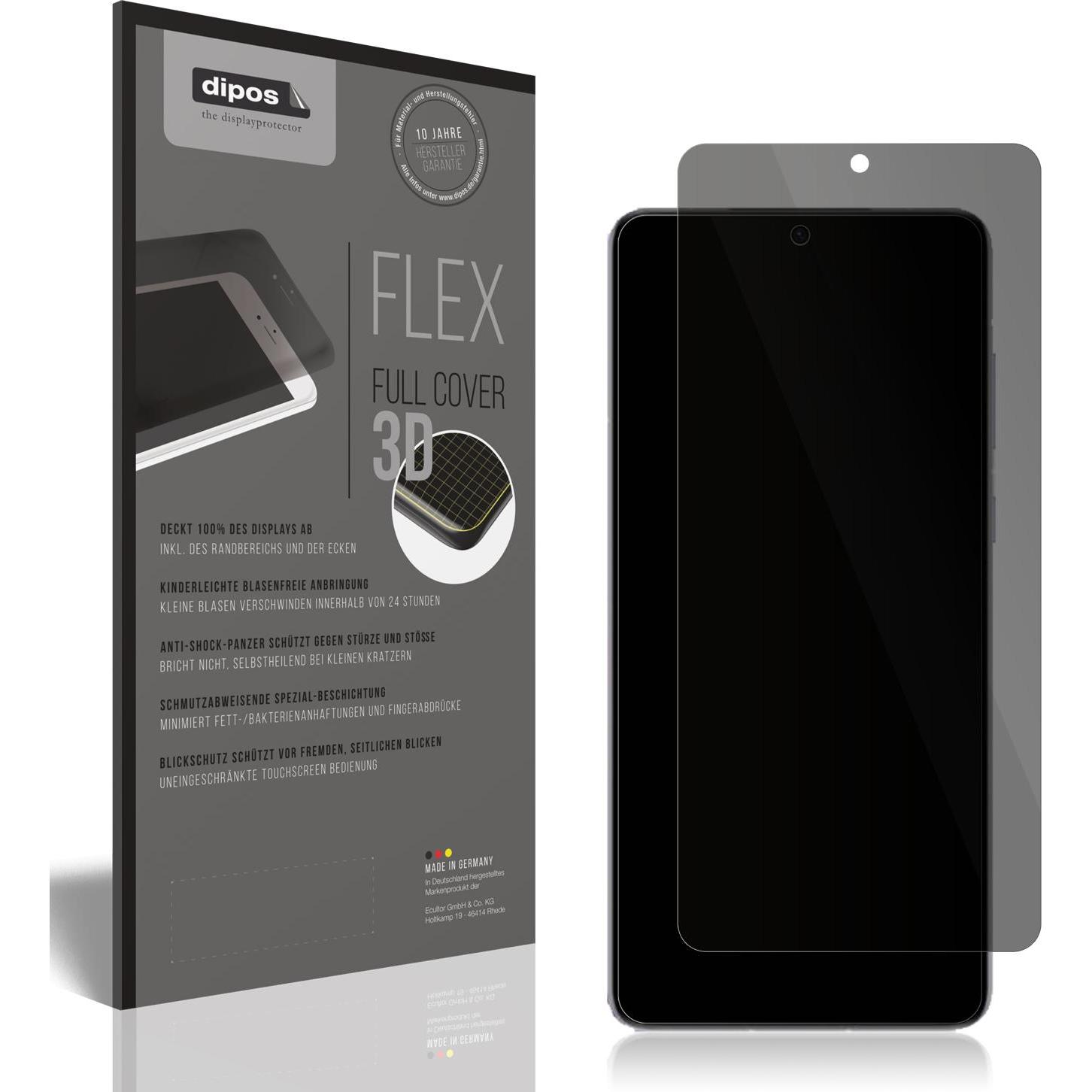 Dipos Blickschutzfolie 2-Way Anti-Shock (1 Stück, Huawei Mate 50E), Smartphone Schutzfolie, Transparent