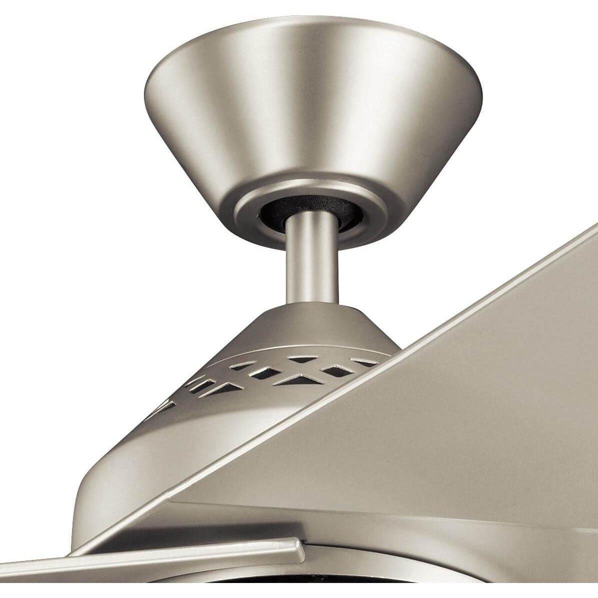 Thumbnail - Elstead Lighting Jade leiser Deckenventilator mit LED Licht Ø152cm + Fernbedienung Silber, Ventilator, Silber