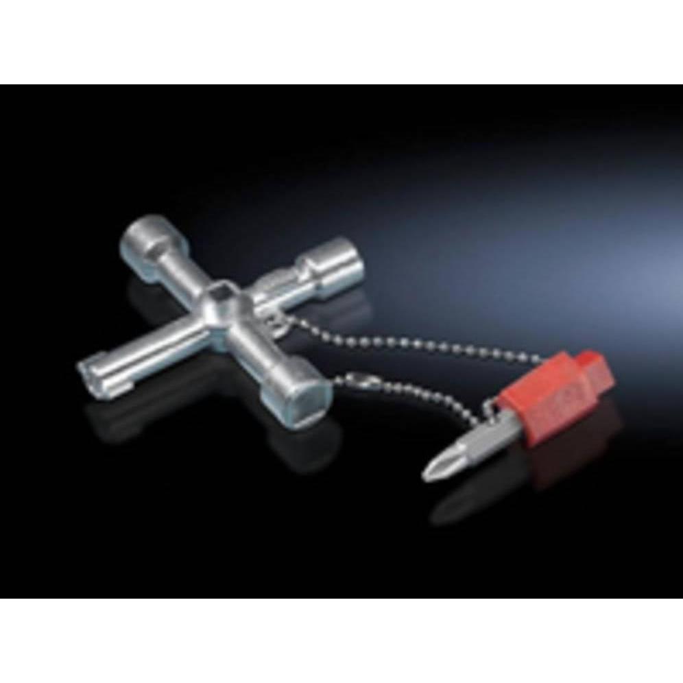 Rittal Universalschlüssel BitAdapter, Serverschrank Zubehör, Silber