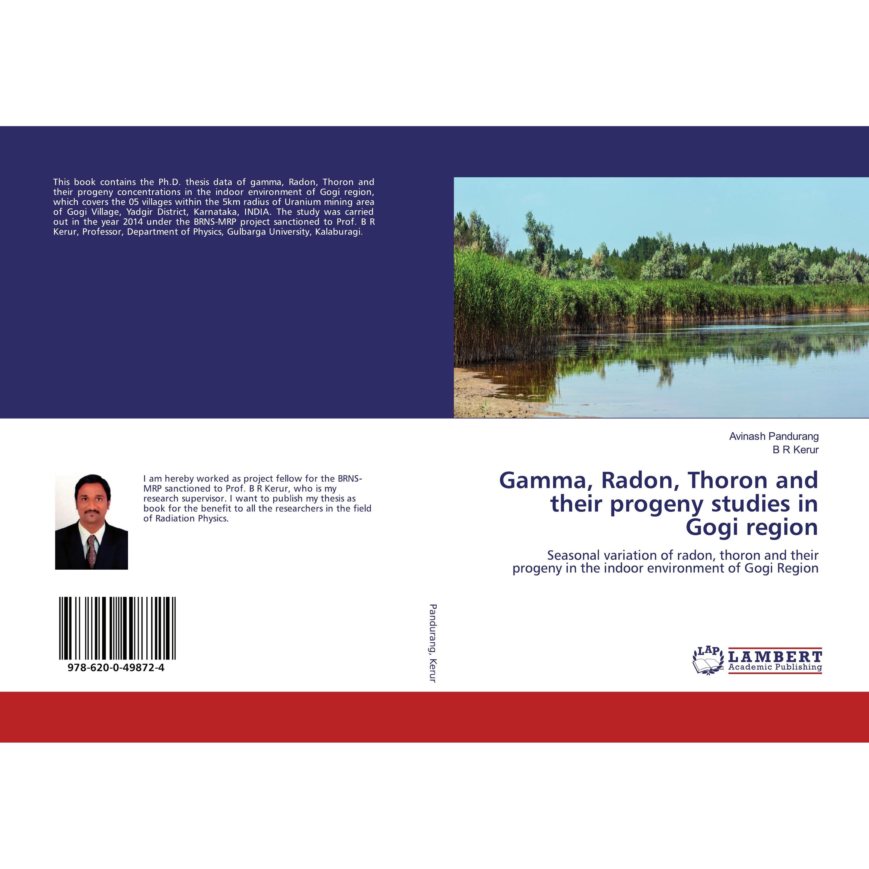 Gamma, Radon, Thoron and their progeny studies in Gogi region, Fachbücher von Avinash Pandurang B R Kerur