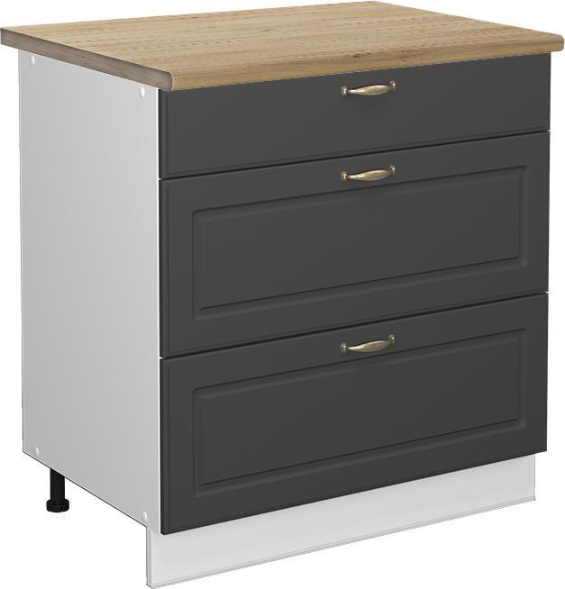 Anthrazit, Anthrazit-Gold, Weiss