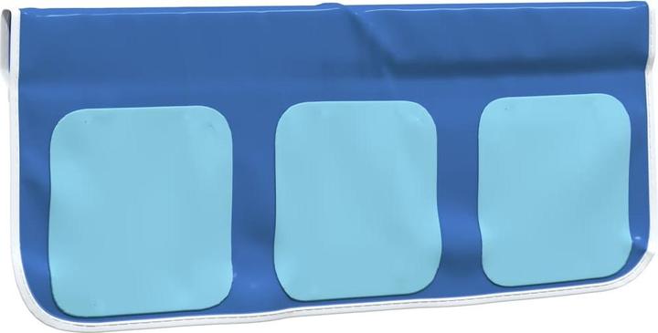 Actual product image vidaXL Curtains for loft bed with tower Blue polyester, colour