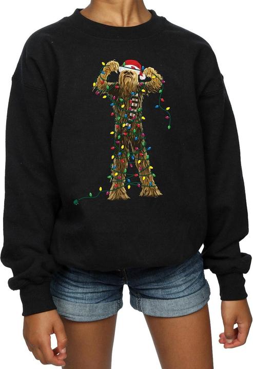 Immagine prodotto Star Wars Chewbacca Christmas Lights Felpa Ragazze (128)