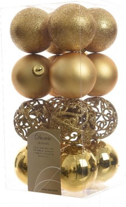 Kaemingk Baubles per albero di Natale resistenti alla rottura (confezione da 16 pezzi) (16 -parte)