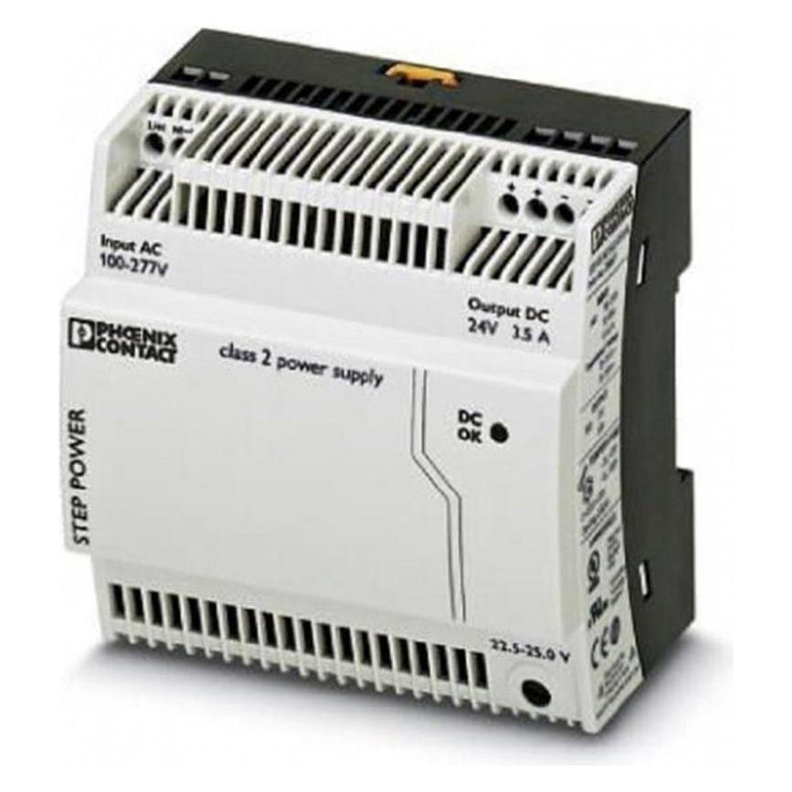 Phoenix Contact, Mobiele stroomverdelers, STEP PSU, 1 fase, 24 Vdc, 3,5 A, 84 W
