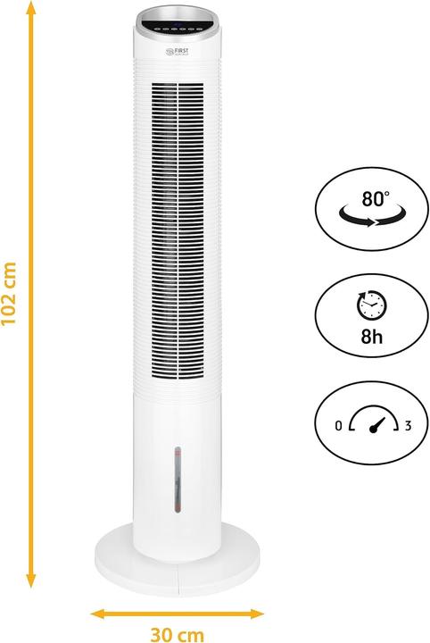 Actual product image TZS First Austria Tower fan FA-5560-4 (53 dB)