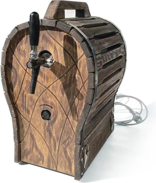 Produktbild Ich-zapfe Bierkühler Jet 30 mit Holzfass Optik