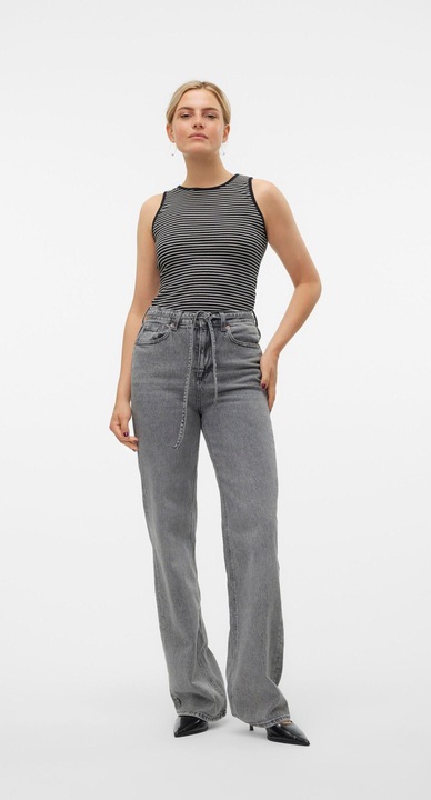 Produktbild Vero Moda VMTESSA Hohe Taille Weit geschnitten Jeans Weit geschnitten (W29/L34)