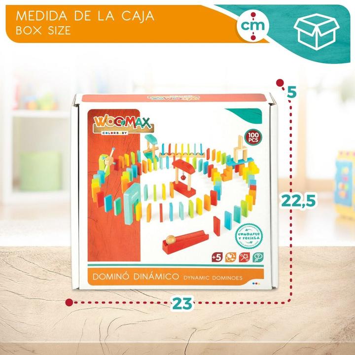 Immagine prodotto Woomax Domino 100 pezzi (6 pezzi)
