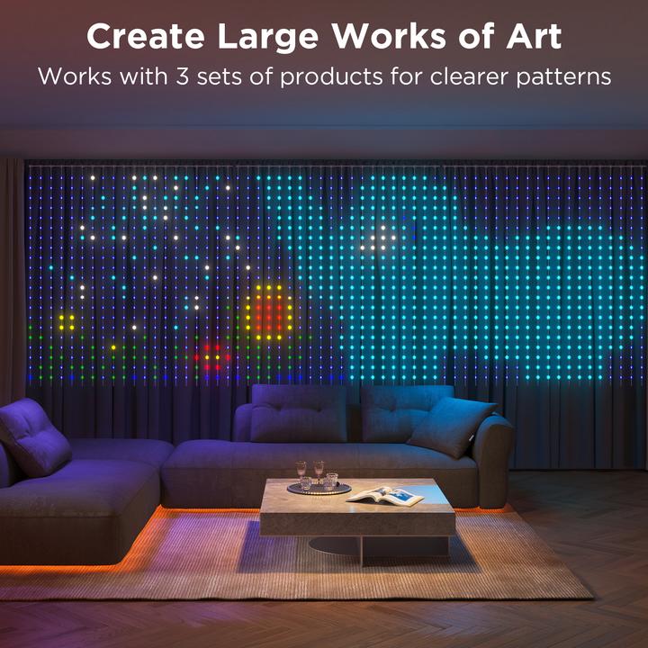 Actual product image Govee Curtain Light (RGBIC, 150 cm, Indoor)