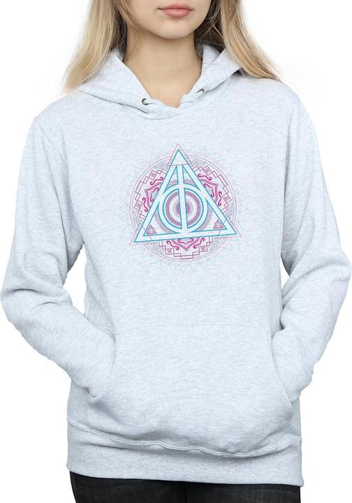 Produktbild Neon Deathly Hallows Kapuzenpullover (S)
