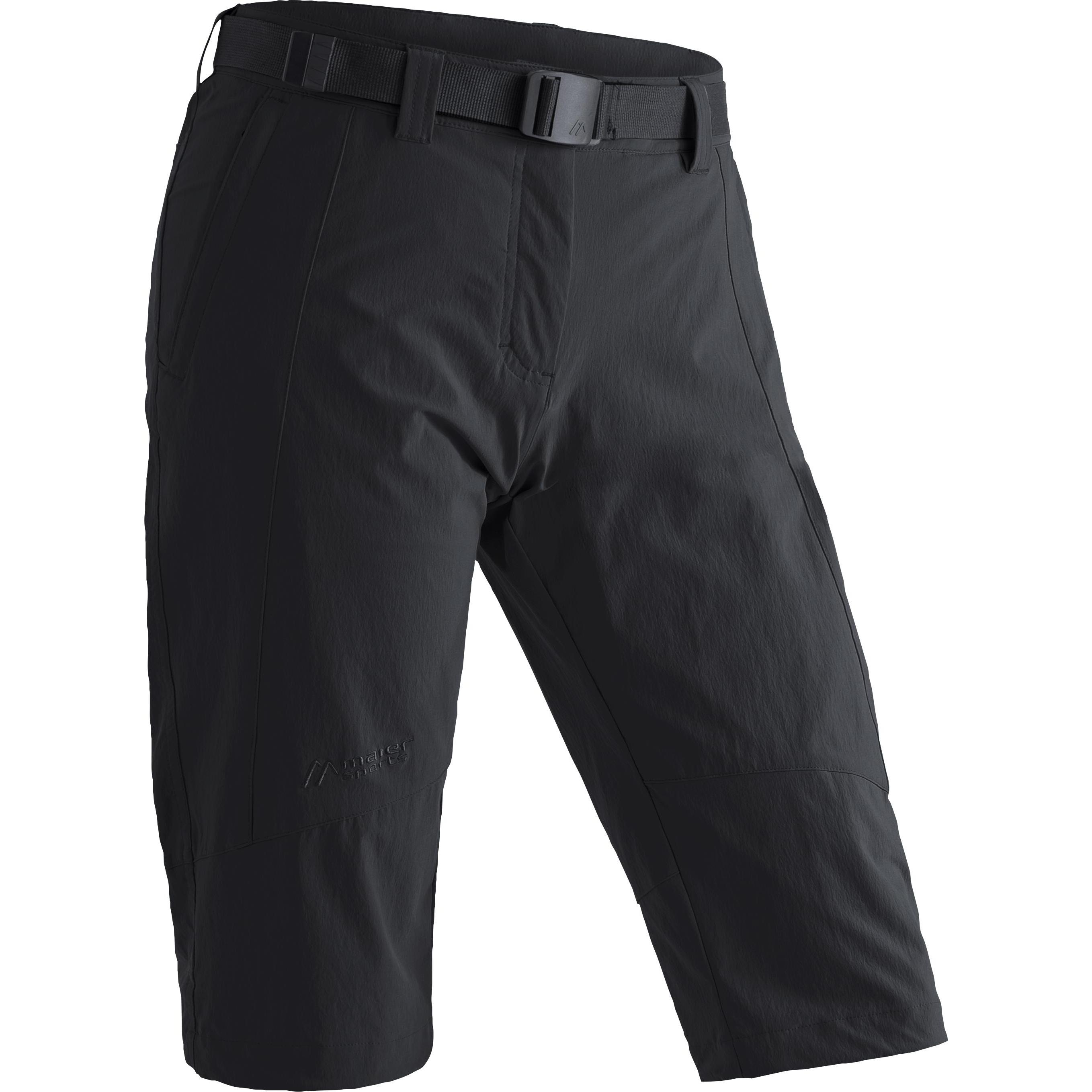 Maier Sports, Damen, Outdoorhose, Women's Kluane (56), Schwarz, 56