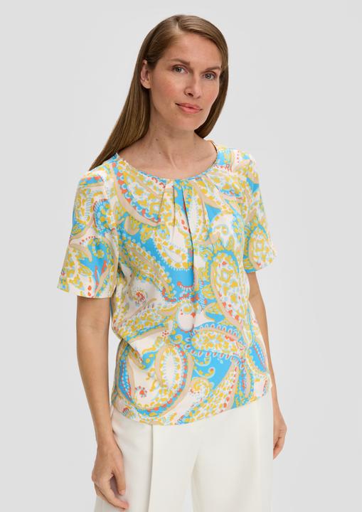 Immagine prodotto s.Oliver Bluse Bluse mit Rundhalsausschnitt (48)