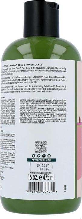 Actual product image Petal Fresh Pure Softening Rose & Honeysuckle Shampoo (Liquid shampoo)
