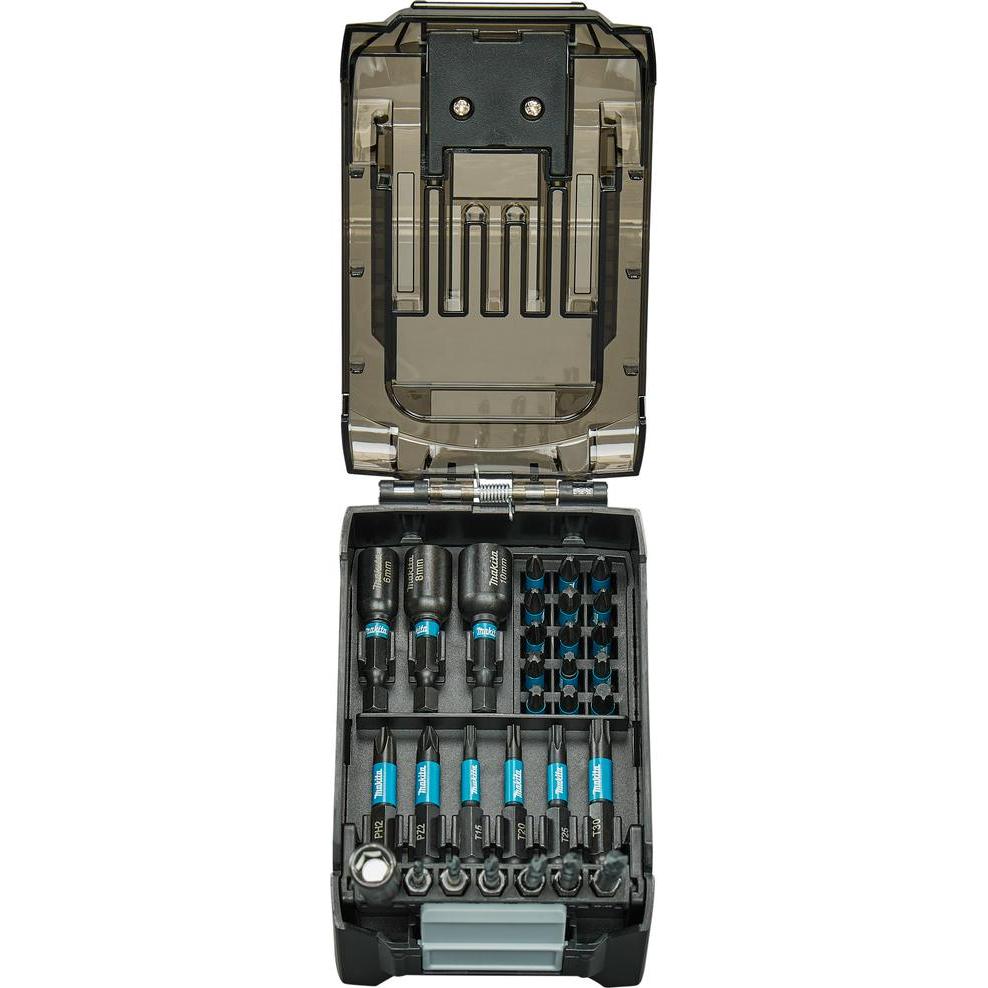 Makita, Chiave a bussola, Set Di Punte Per Cacciavite. Con Impugnatura 31 Pezzi. Xgt