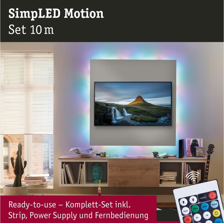 Actual product image Paulmann SimpLED Motion (Multicoloured, 1004 cm, Indoor)