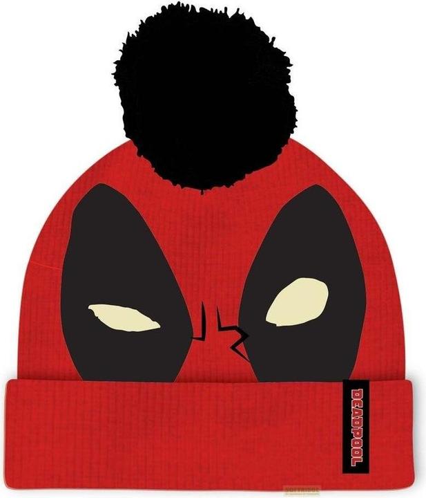 Produktbild Heroes Inc Marvel Comics - Bonnet à Pompon Noir et Rouge Deadpool