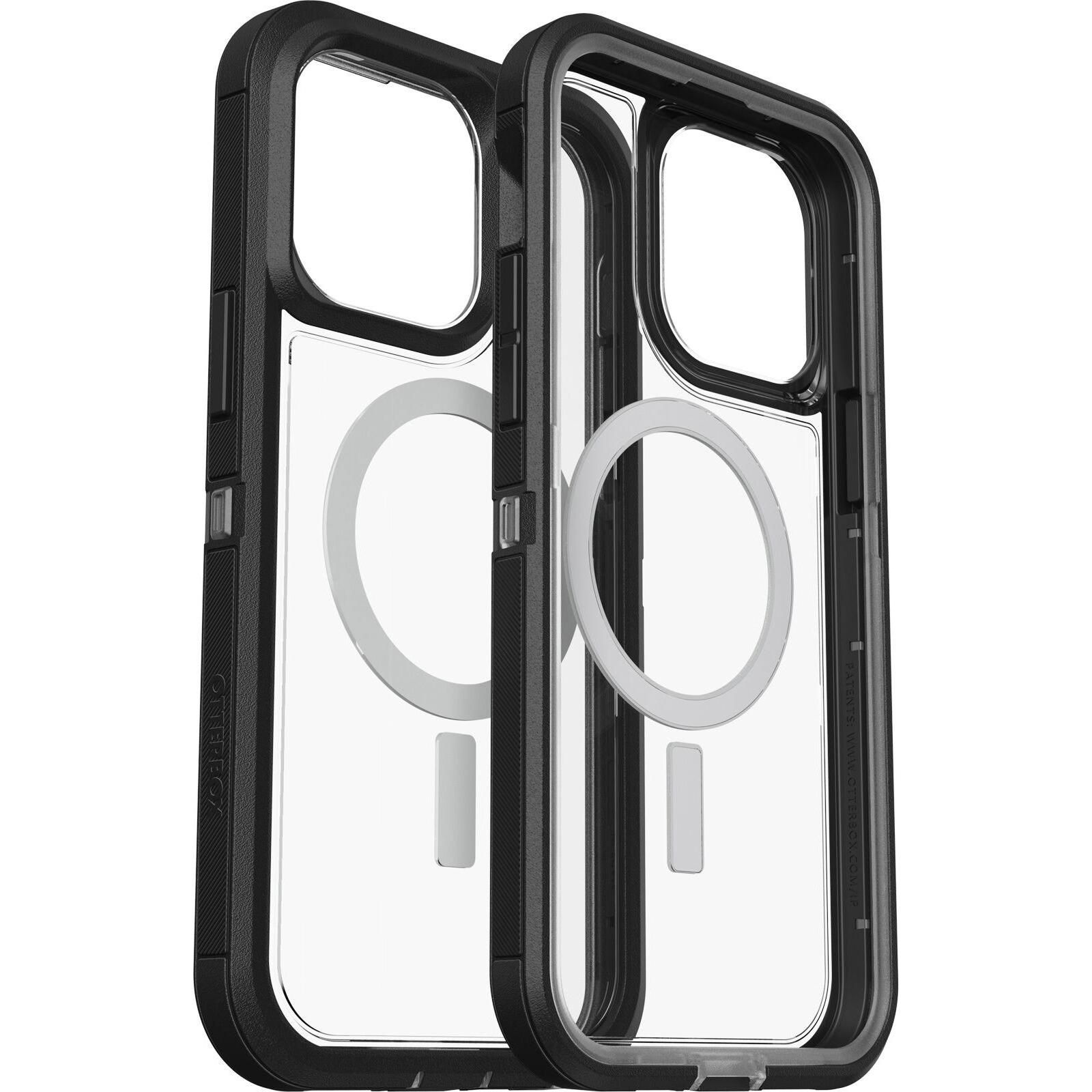 OtterBox Defender XT mit MagSafe (Apple iPhone 14 Pro Max), Smartphone Hülle, Schwarz, Transparent