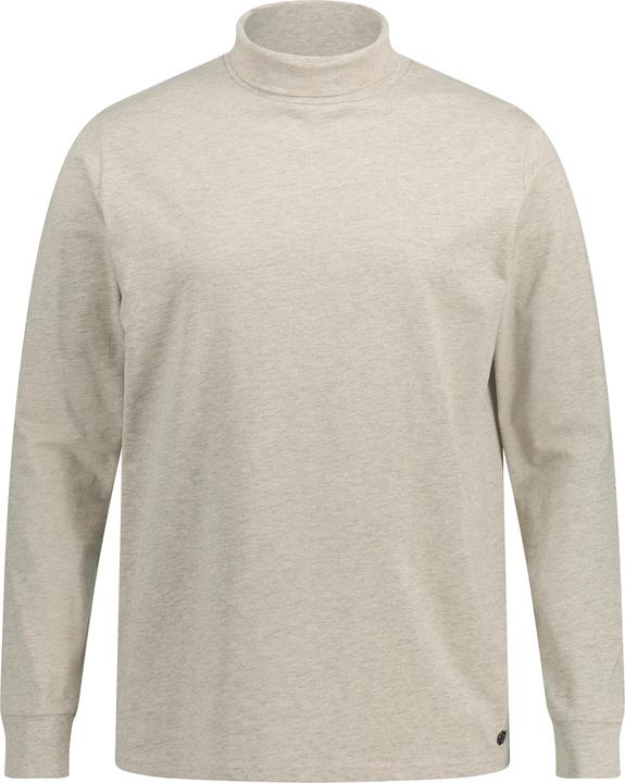 Produktbild JP1880 Langarmshirt, Rollkragen, Melange-Jersey (XXL)