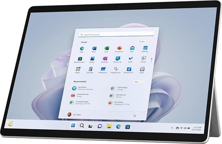 Image du produit Microsoft Surface Pro 9 for business (13", 256 Go, 8 Go, Sans disposition de clavier, Microsoft SQ3)