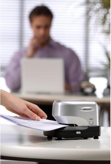 Produktbild Rexel Elektro-Heftgerät Stella 30, silber-schwarz (30 Blätter)