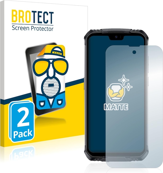 Actual product image BROTECT Anti-glare screen protector matt (2 Piece, Doogee S59 Pro)