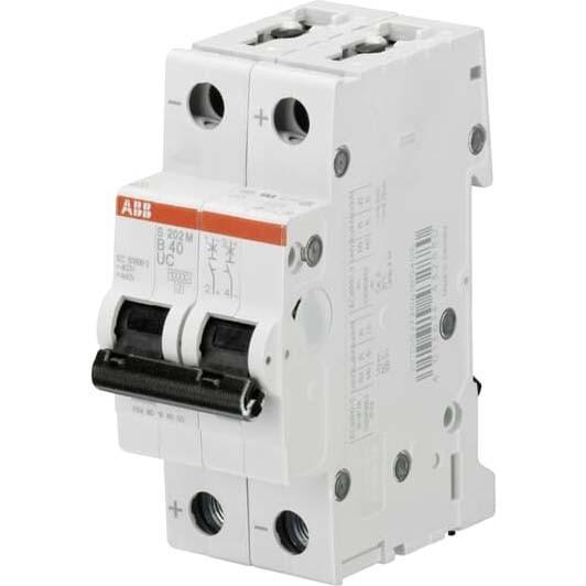 ABB, Schutzschalter, LS S202M-C2UC SicherungsautomatÂ C-Char., 10kA, 2A, 2P LS S202M-C2UC