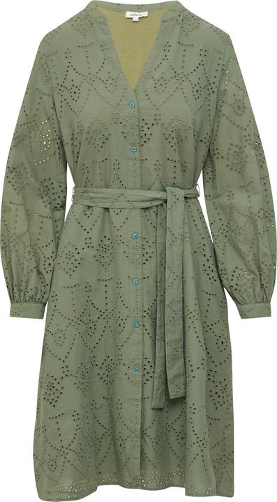 Actual product image S.Oliver Kleid Kleid in A-Shape mit Lochstickerei und Eingrifftaschen (42)