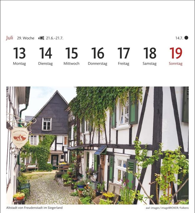 Image du produit Deutschland Sehnsuchtskalender 2026 - Wochenkalender mit 53 Postkarten