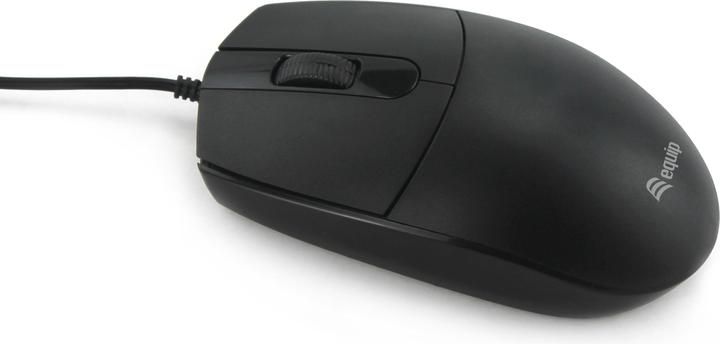 Actual product image equip Optical mouse USB-C Comp. right/left-handed 1.5m black (Cable)