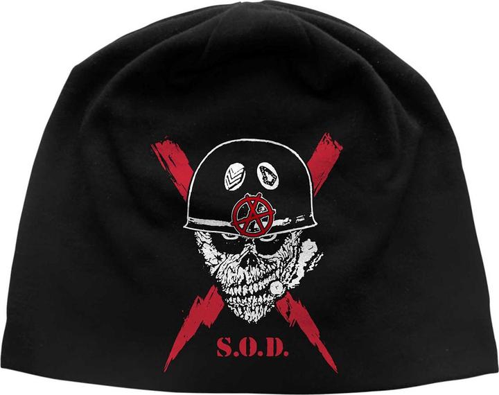Actual product image Universal Textiles Unisex Adult Scrawled Lightning Beanie