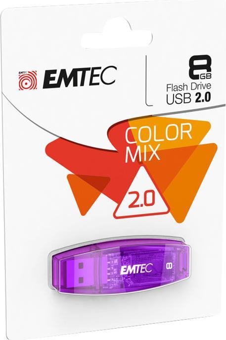Image du produit Emtec C410 Color Mix (8 Go, USB-A)