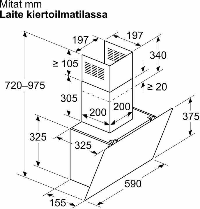 Produktbild Siemens iQ100 LC65KDK60 (Wandhaube)