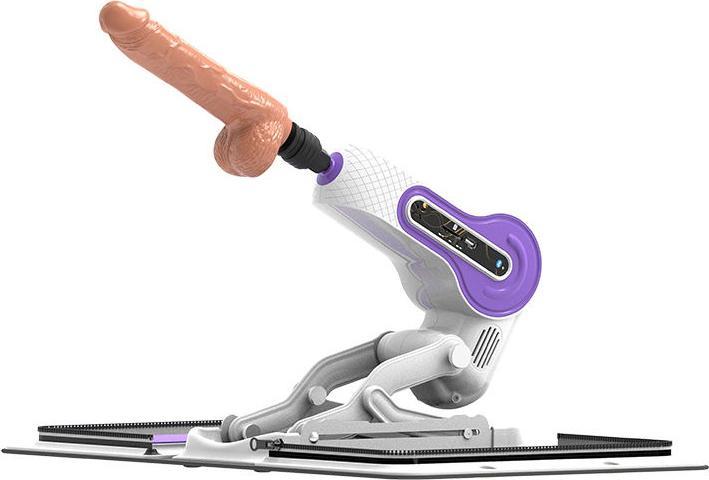 Produktbild Zsex Fuck Machine - Weisse Tasche - Lila Maschine