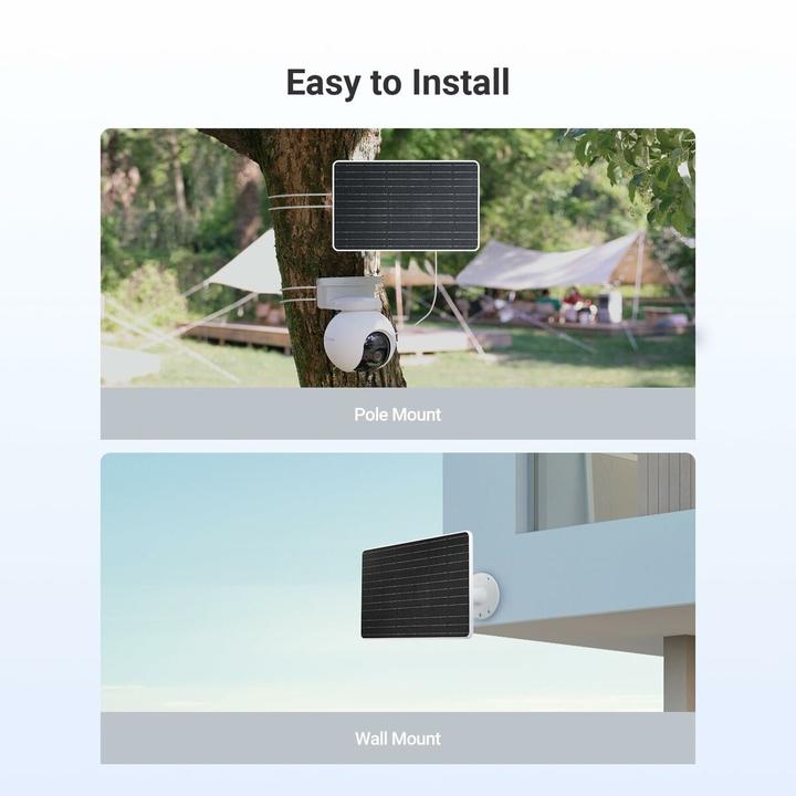 Image du produit EZVIZ Panneau solaire de batterie 12W (Panneau solaire)