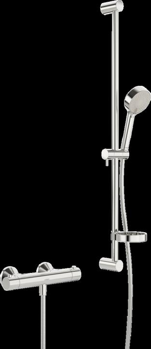 Hansa Hansaunita Duscharmatur, Brausehaltestange 952 mm, 3-strahlig, chrom, 48130131