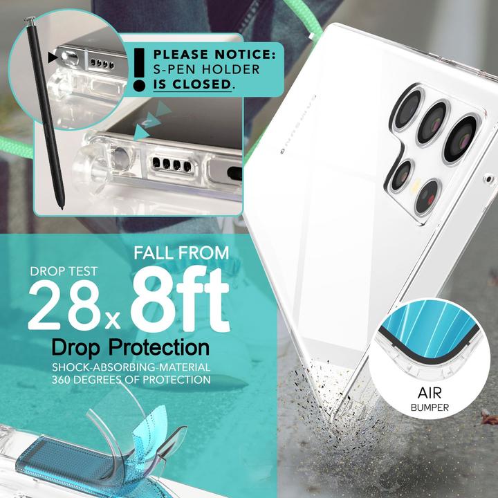 Immagine prodotto Nalia Copertura ibrida trasparente con catena da appendere al collo