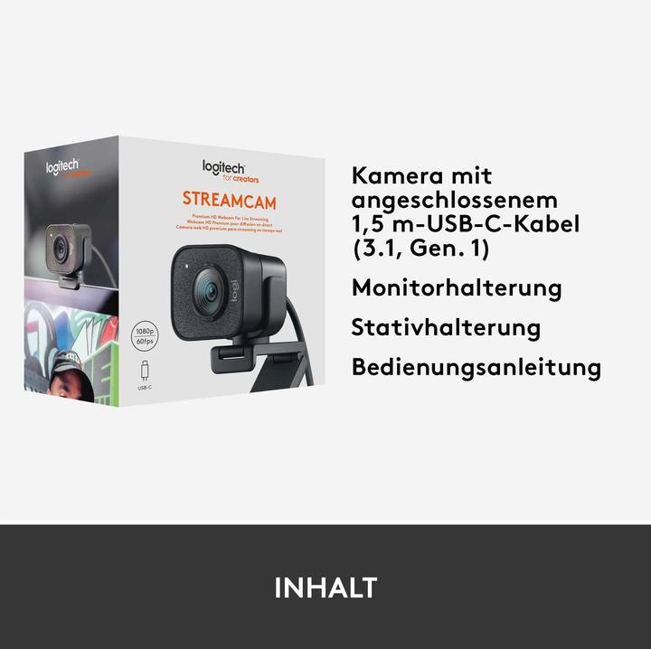 Image du produit Logitech StreamCam (2 Mpx)