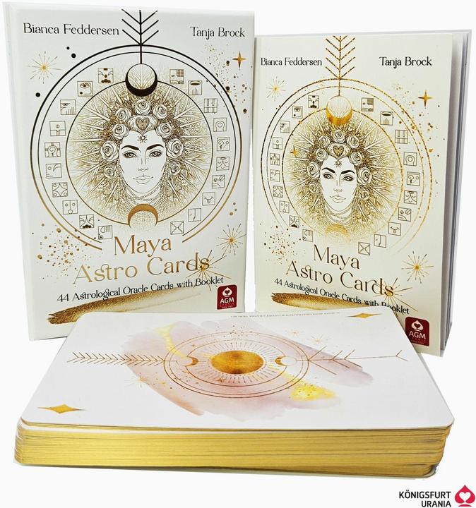 Image du produit Maya Astro Cards: 44 astrological oracle cards with booklet (Anglais, Bianca Feddersen, 2024)