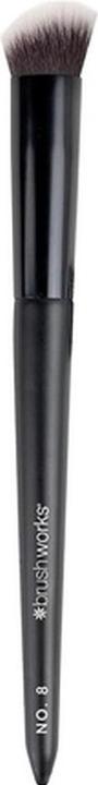 Brush Works Brushworks No. 8 Precise Angled Concealer Buffing Brush (Correttore)